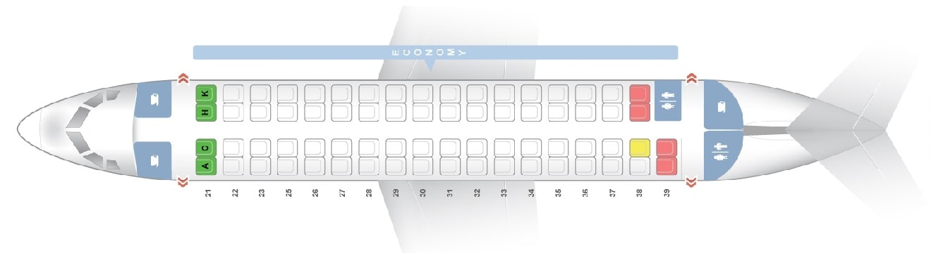 Aerospatiale alenia atr 72 схема салона