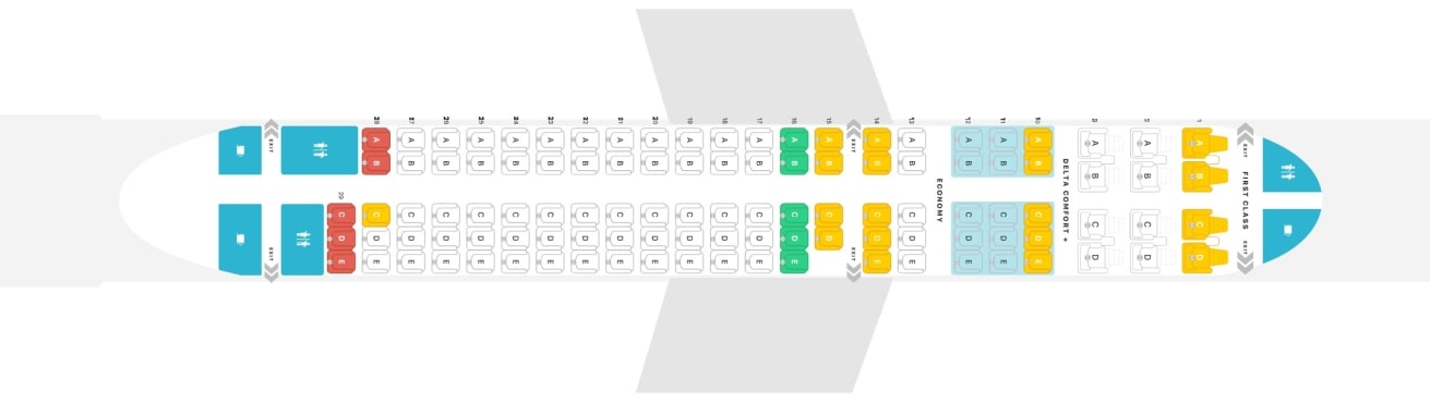 Airbus A220 Seating Diagrams