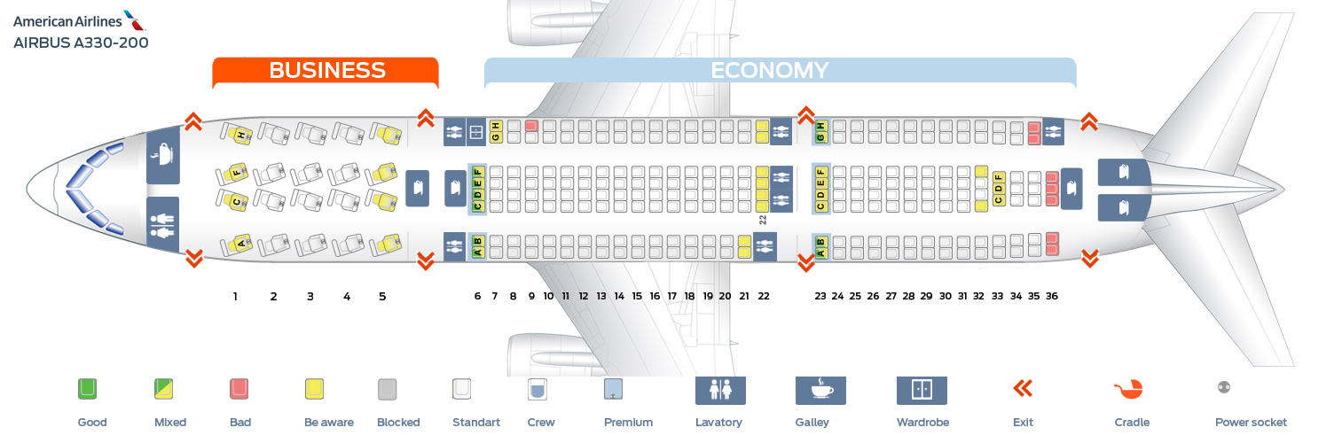 American Airlines Fleet Airbus A330200 Details and Pictures