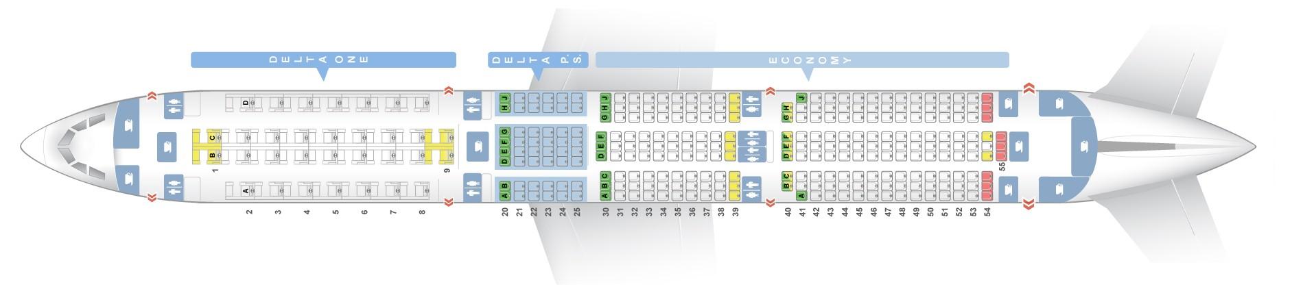 Delta Air Lines Fleet Airbus A350-900 Details And Pictures