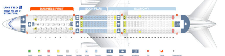 United Airlines Fleet Boeing 767-400ER Details and Pictures