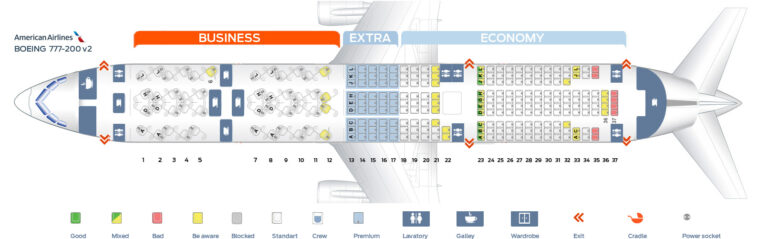 American Airlines Fleet Boeing 777-200/ER Details and Pictures