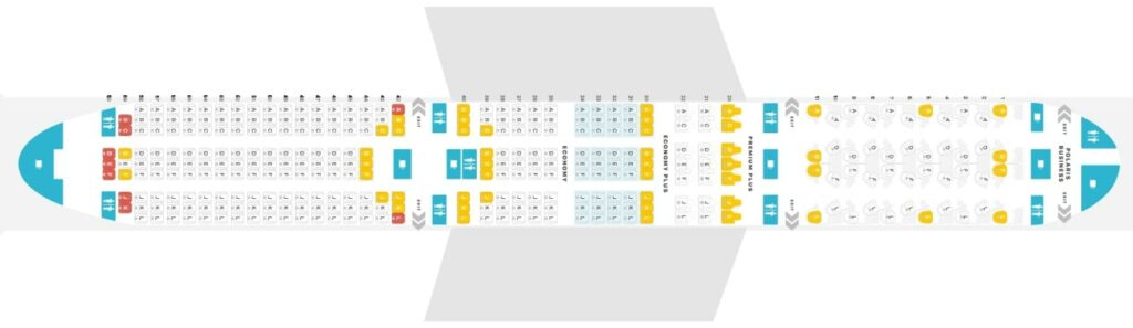 Seat Map and Seating Chart Boeing 787 10 Dreamliner United Airlines