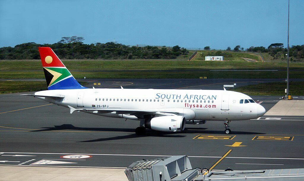South African Airways ZS SFJ Airbus A319 131