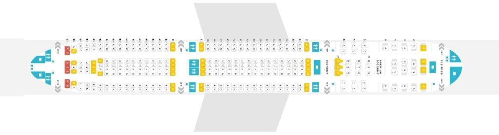 Seat Map and Seating Chart Airbus A330 300 Layout 309 Seats Philippine Airlines PAL