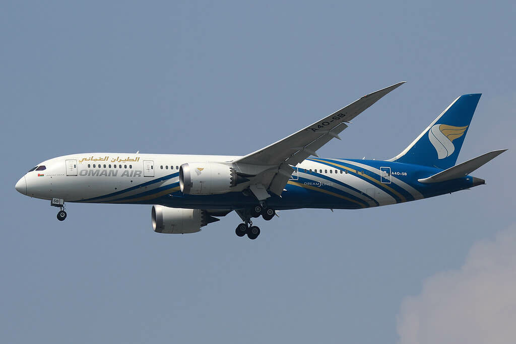 Oman Air A4O SB Boeing 787 8 Dreamliner at Bangkok Suvarnabhumi