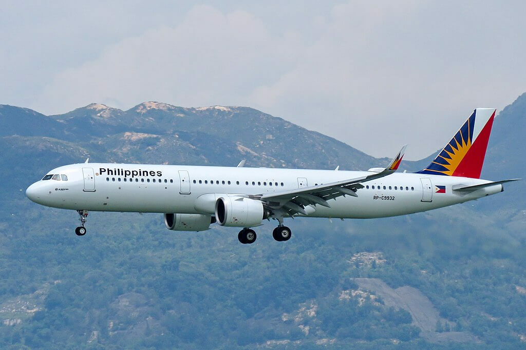 RP C9932 Airbus A321 271N Philippine Airlines at Hong Kong International Airport