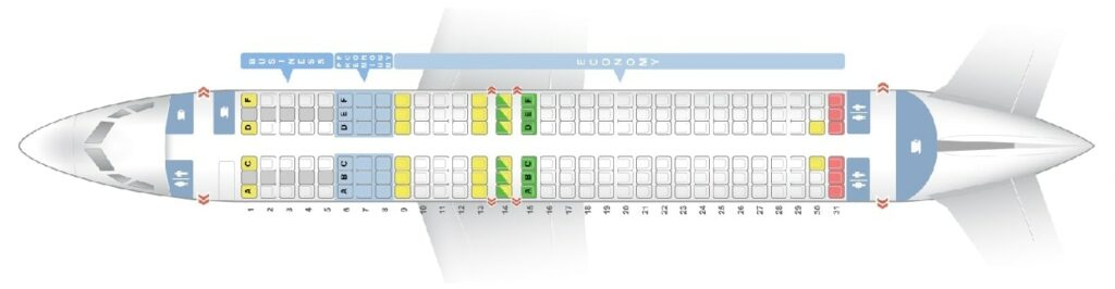 Seat Map and Seating Chart Boeing 737 800 LOT Polish Airlines