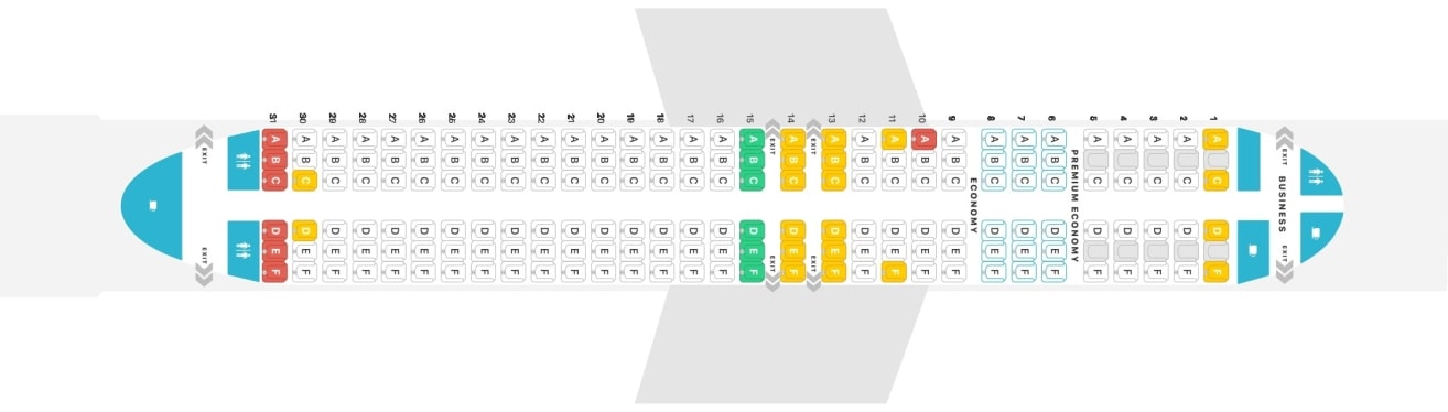 Seating Chart Boeing 737 Max 8