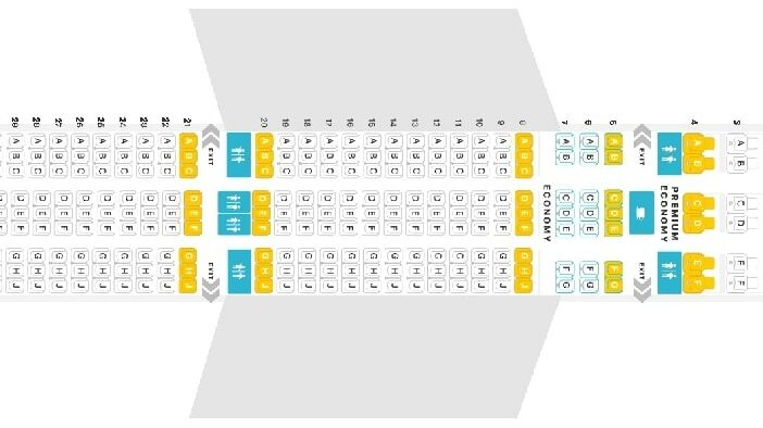Copa Room Seating Chart