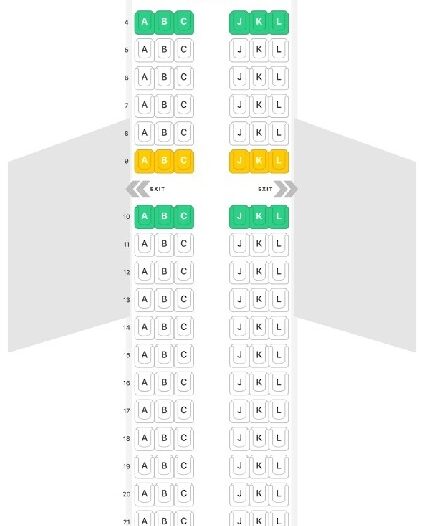 China Eastern Airbus A320 Seating Chart
