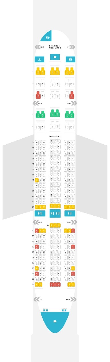 Latam 787 Seat Map