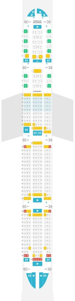 Seat Map and Seating Chart LATAM Boeing 777 300ER