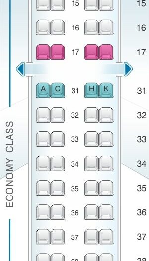 Embraer 190 Seat Map 