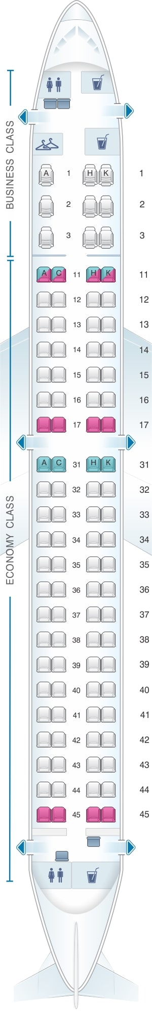 Air Astana Fleet Embraer ERJ-190 Details and Pictures