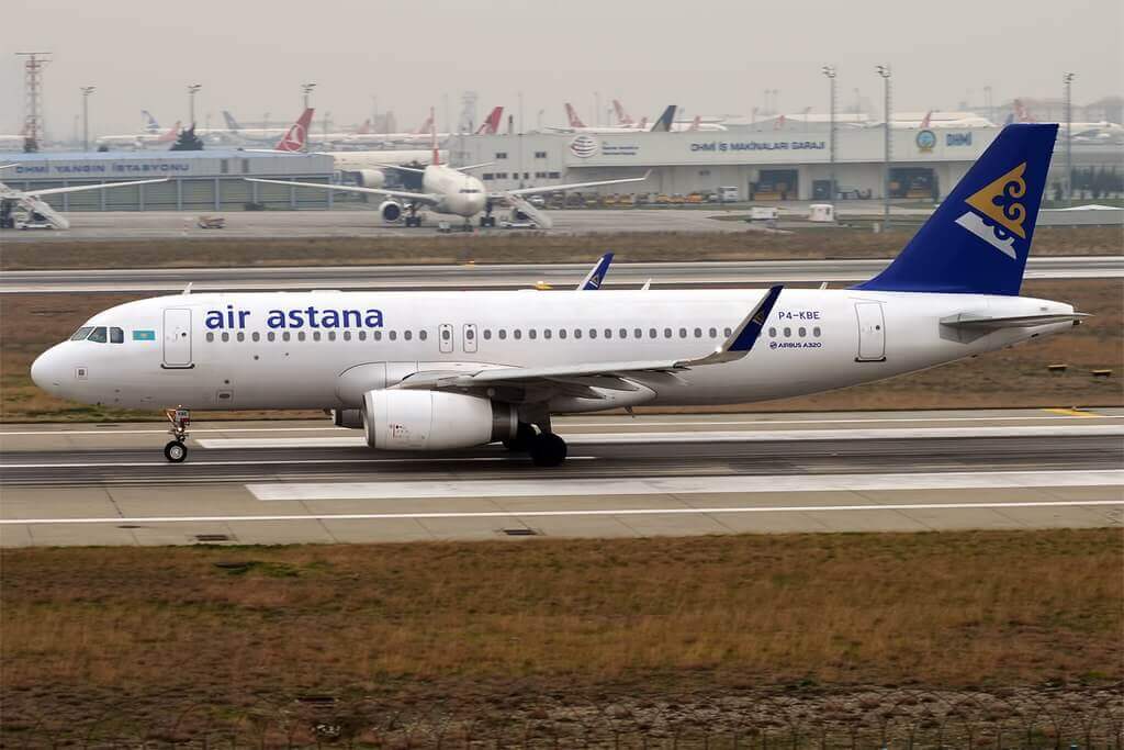 Air Astana P4 KBE Airbus A320 232 at Istanbul Atatürk Airport