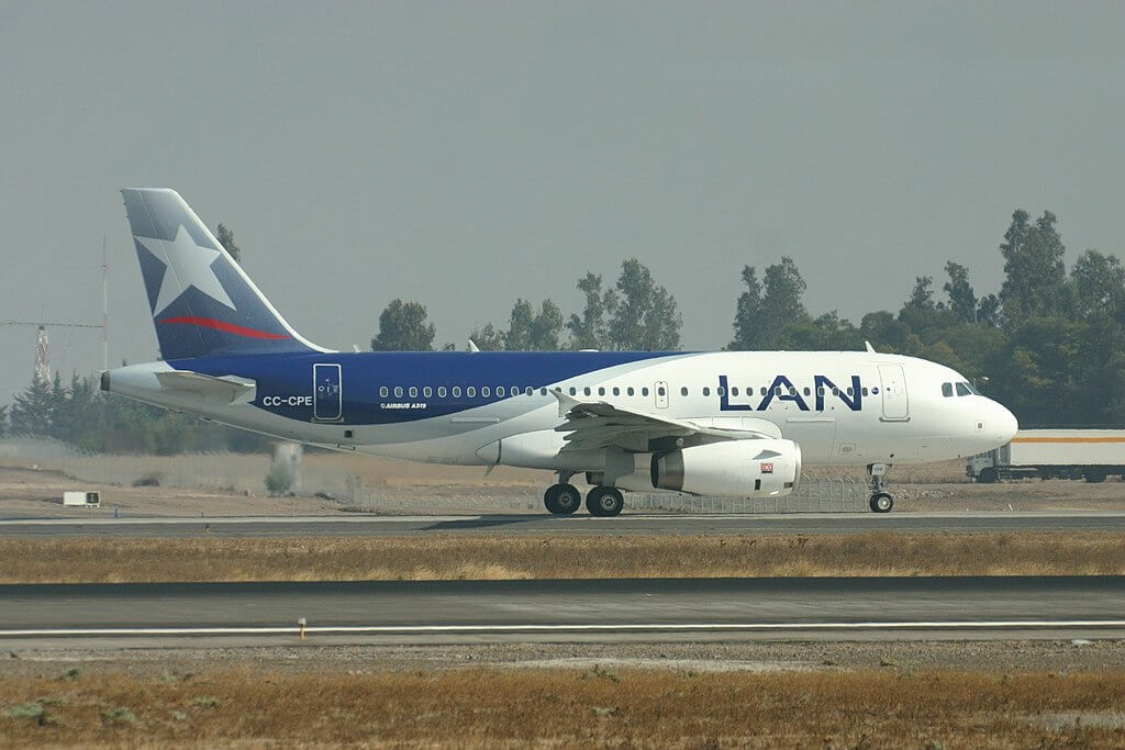LAN LATAM CC CPE Airbus A319 100 at Arturo Merino Benítez International Airport 1