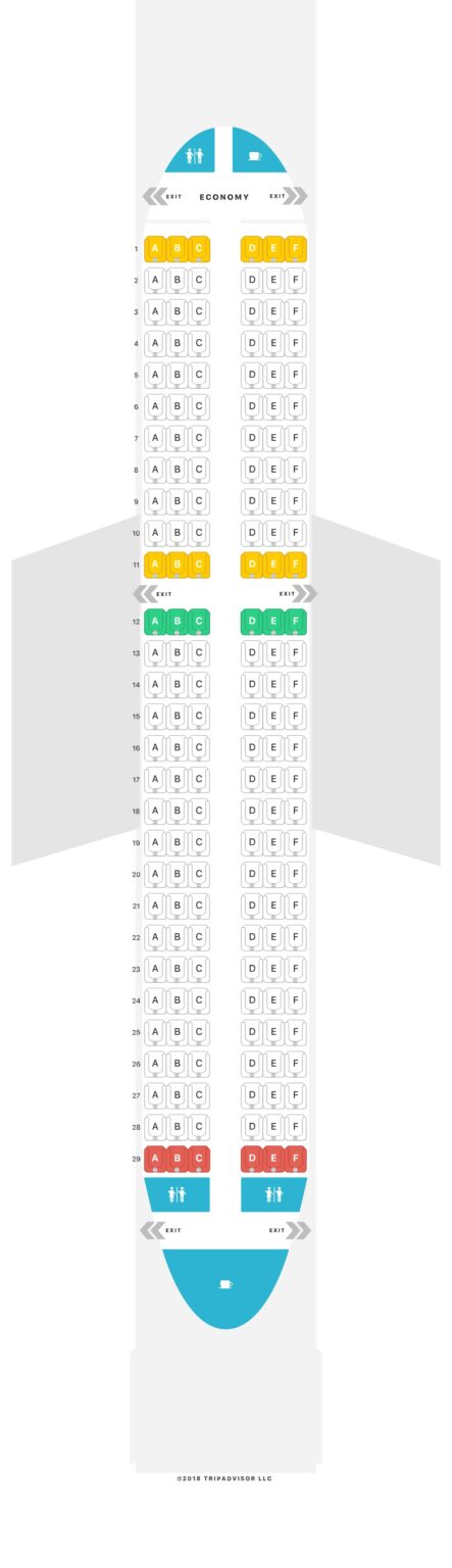 A320 air arabia схема салона