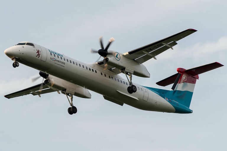 Luxair Fleet Bombardier Dash 8 Q400 Details and Pictures