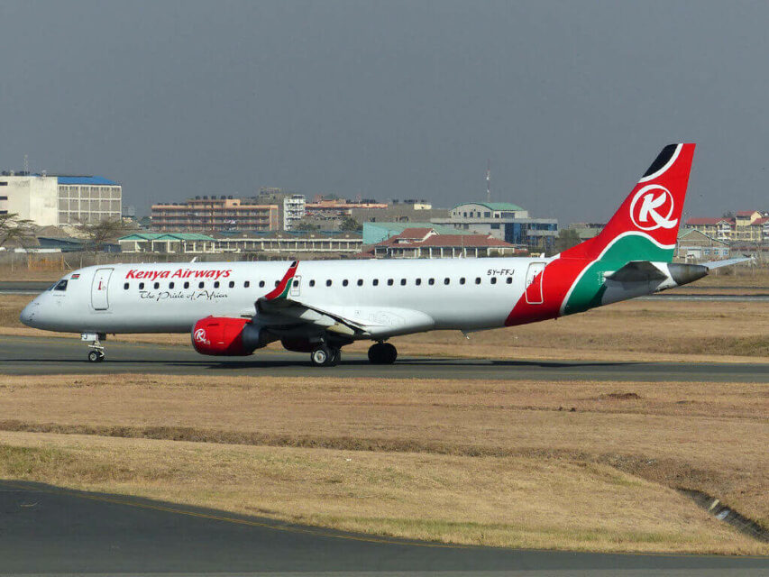 Kenya Airways Fleet Embraer E190 Details And Pictures