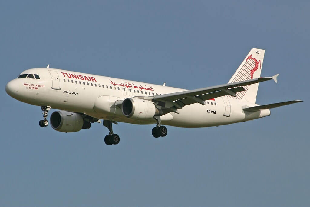 Airbus A320 211 Tunisair TS IMG Abou el Kacem Chebbi أبو القاسم الشابي at Brussels Airport