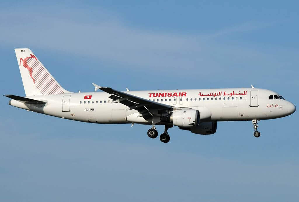 Airbus A320 211 Tunisair TS IMH Ali Belhaouane علي البلهوان at Fiumicino Airport