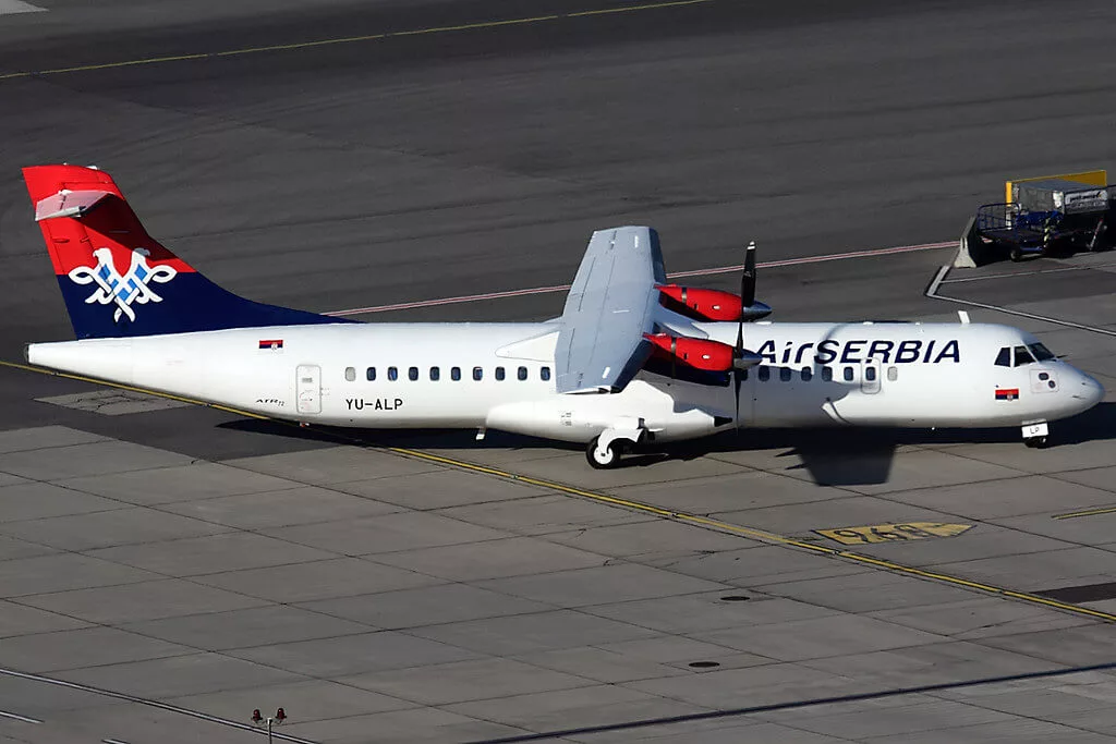 Air Serbia ATR 72 202 YU ALP at Vienna International Airport