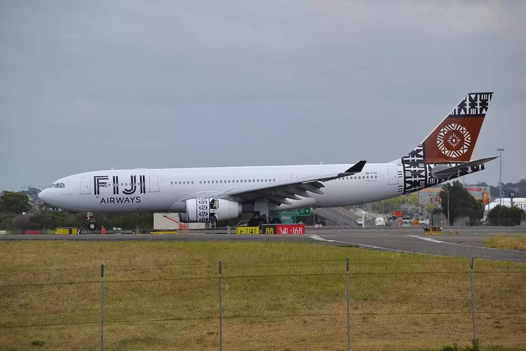 Fiji Airways DQ FJV Airbus A330 243 Island of Yasawa i Rara at Sydney Airport