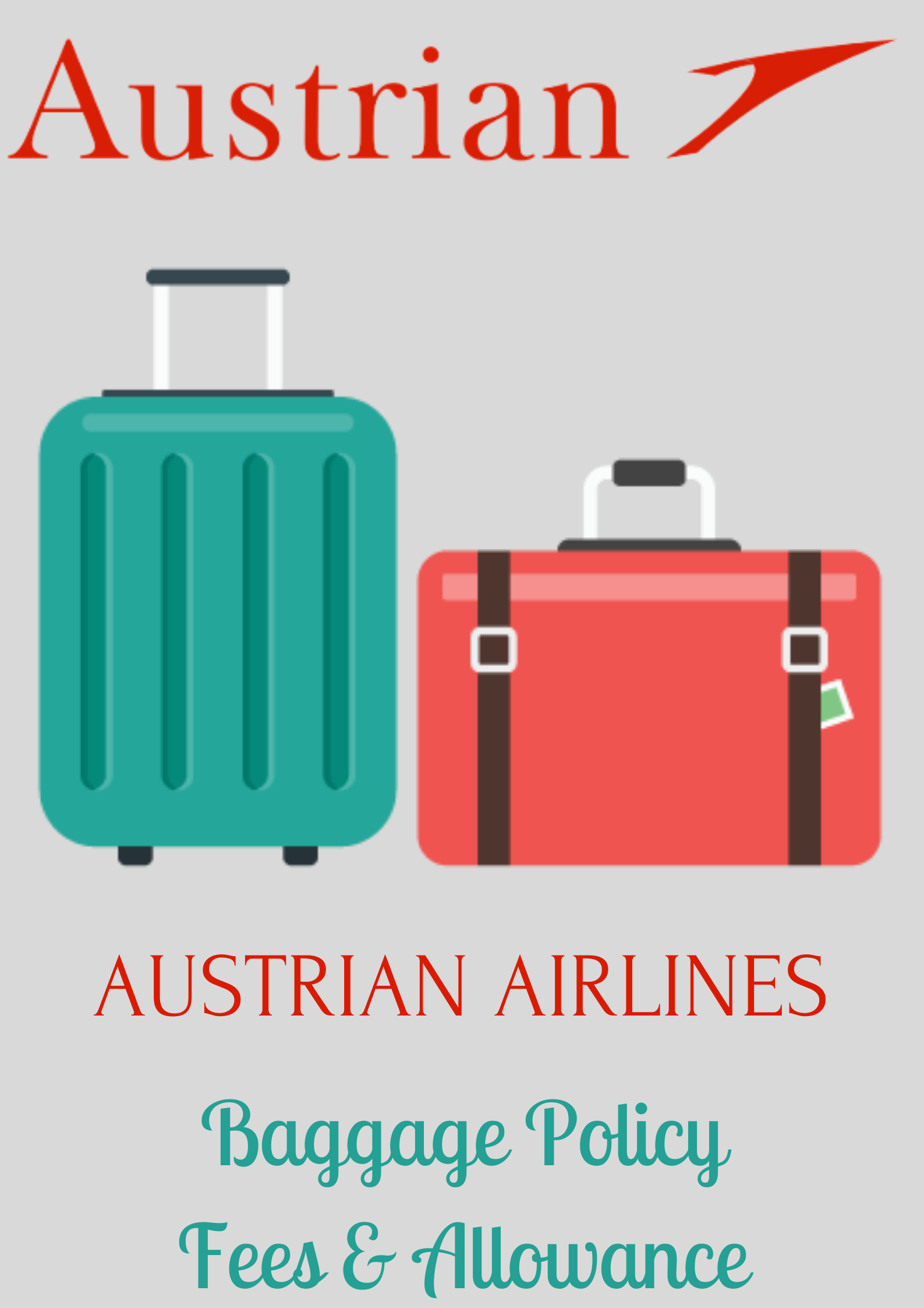 Austrian Baggage Policy Fees Allowance