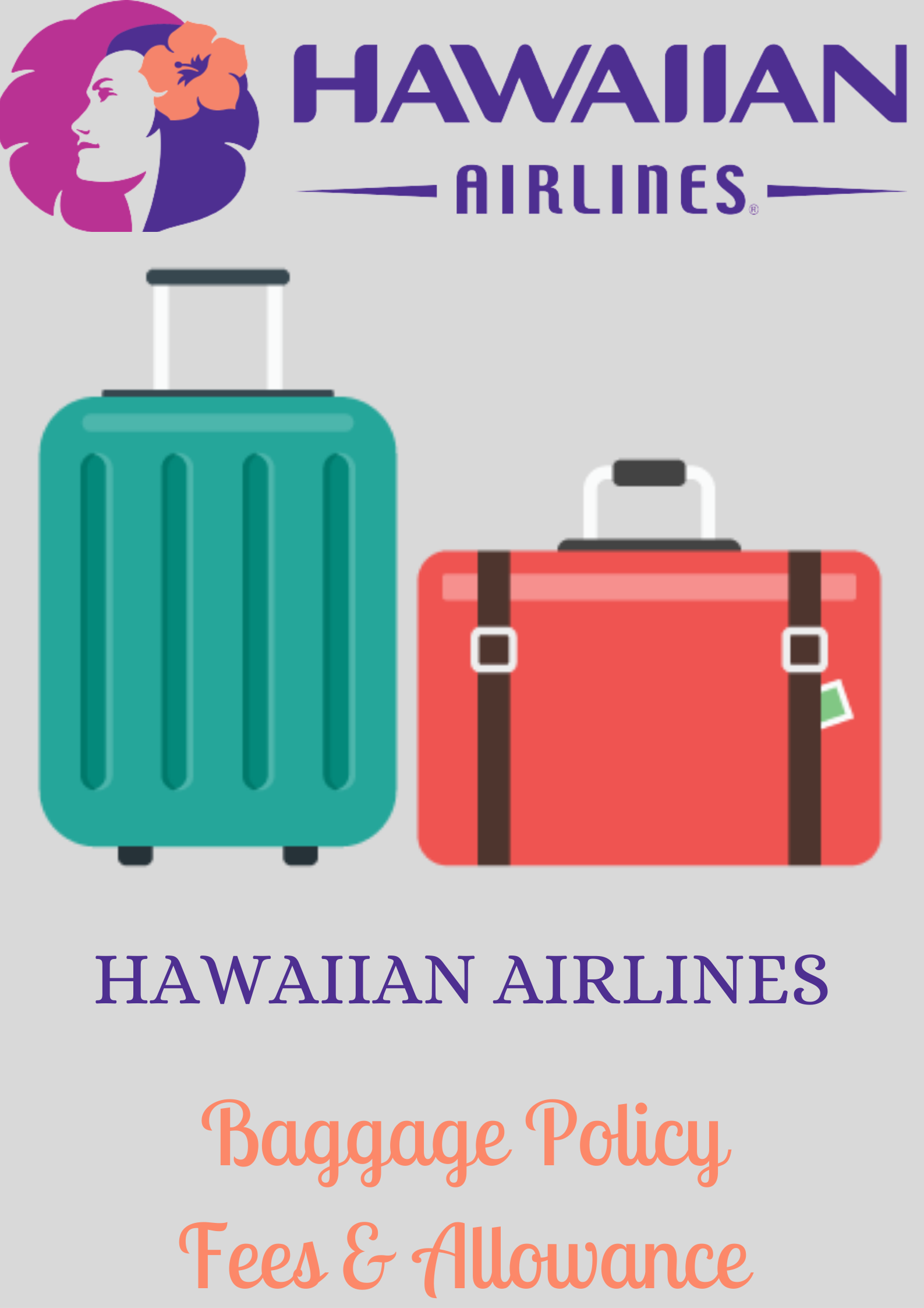 Hawaiian Airlines Baggage Policy Fees & Allowance