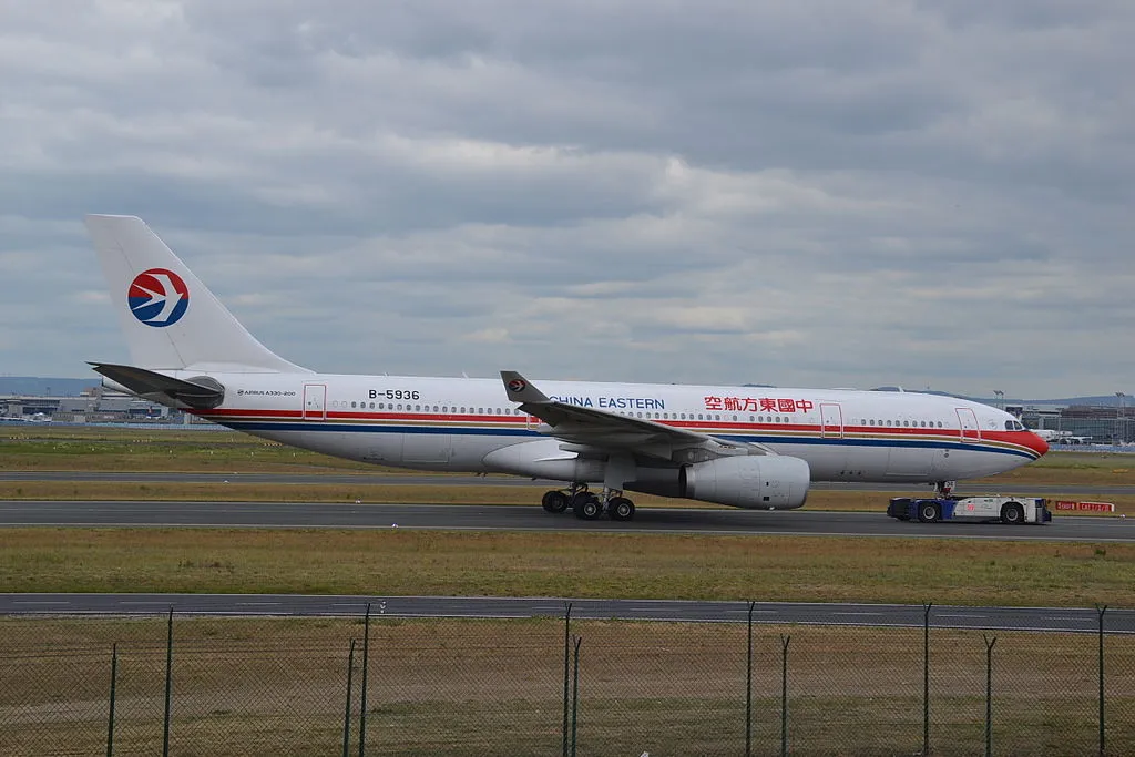 Airbus A330 243 China Eastern Airlines B 5936 at Frankfurt Airport