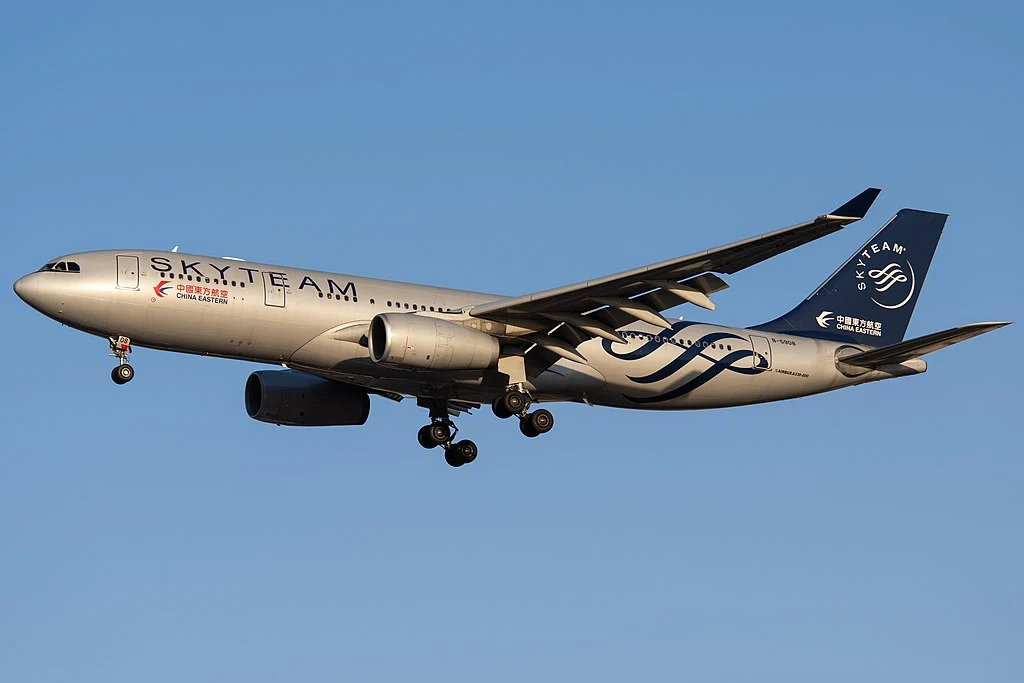 B 5908 Airbus A330 200 SKYTEAM livery China Eastern Airlines at Beijing Capital International Airpor