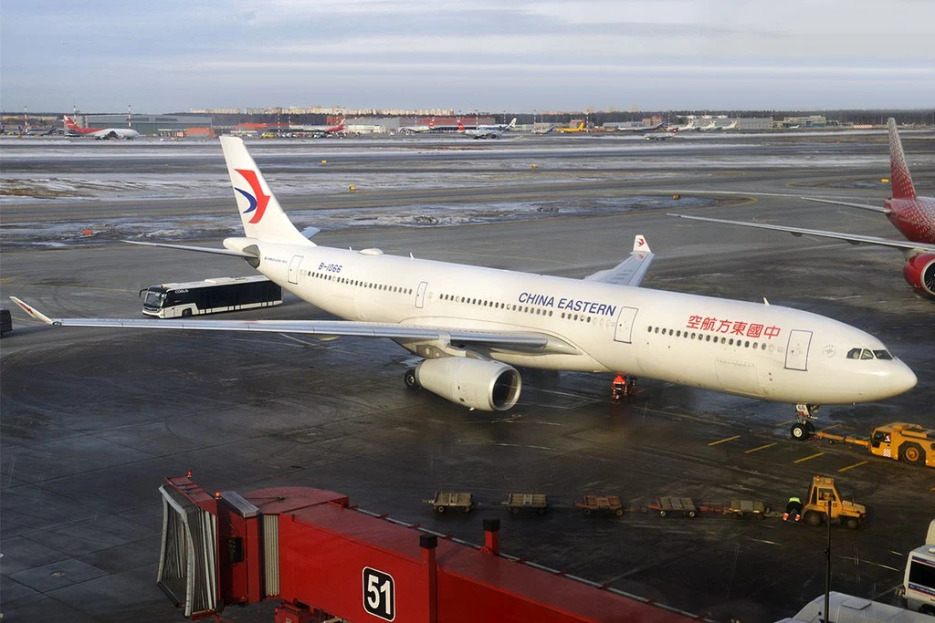 China Eastern Airlines B 1066 Airbus A330 343 at Sheremetyevo International Airport