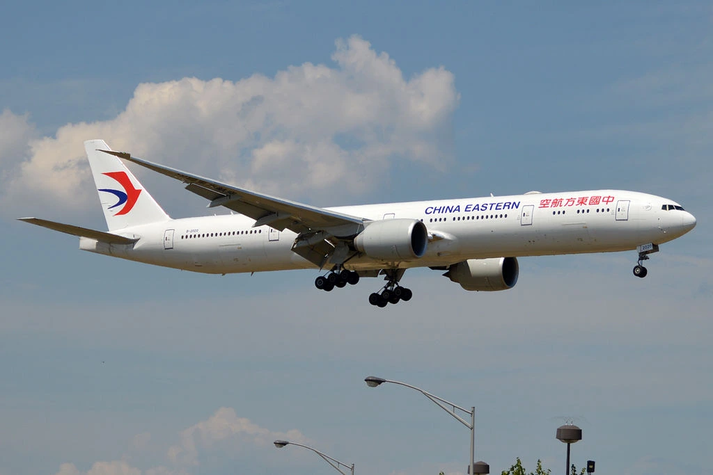 China Eastern Airlines B 2020 Boeing 777 39P ER at John F. Kennedy International Airport