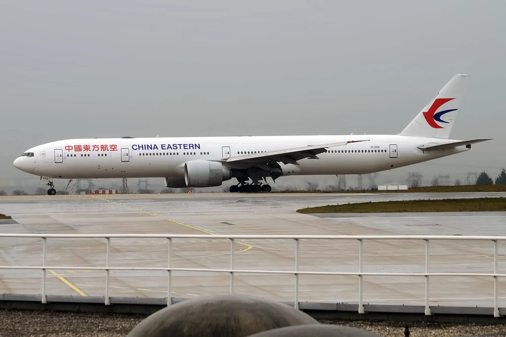 China Eastern Airlines B 2021 Boeing 777 39P ER at Paris Charles de Gaulle Airport