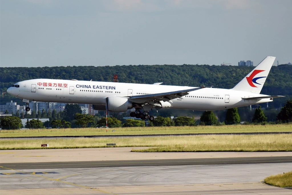 China Eastern Airlines B 2022 Boeing 777 39P ER at Paris Charles de Gaulle Airport