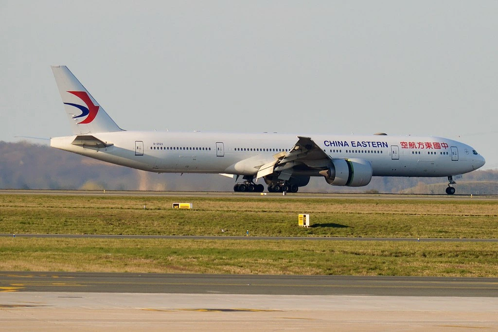 China Eastern Airlines B 2023 Boeing 777 39P ER at Paris Charles de Gaulle Airport