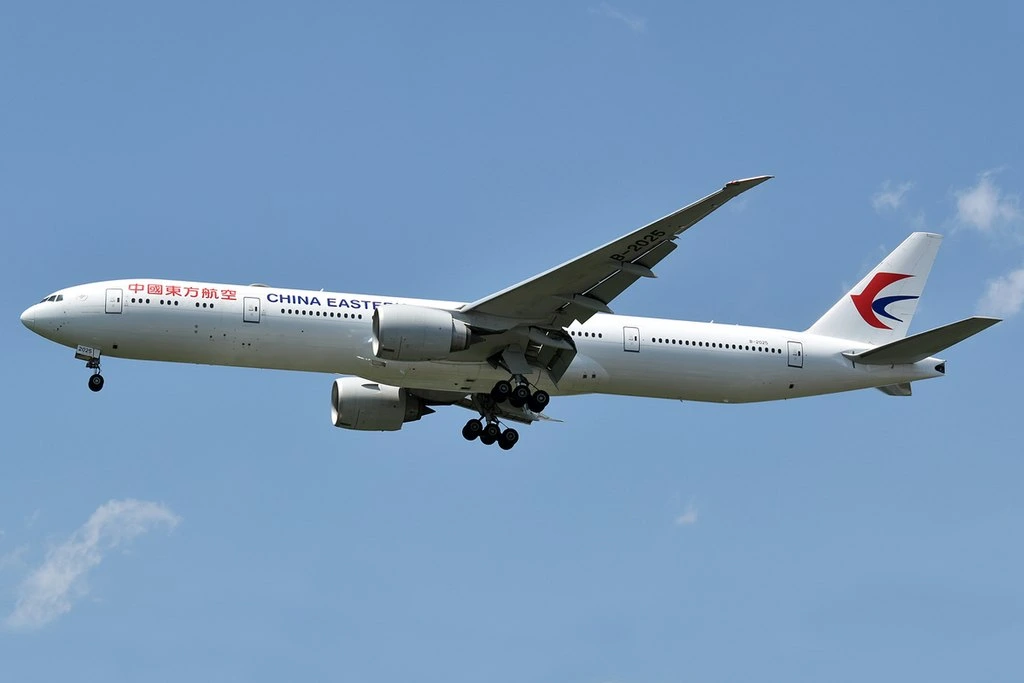 China Eastern Airlines B 2025 Boeing 777 39P ER at John F. Kennedy International Airport