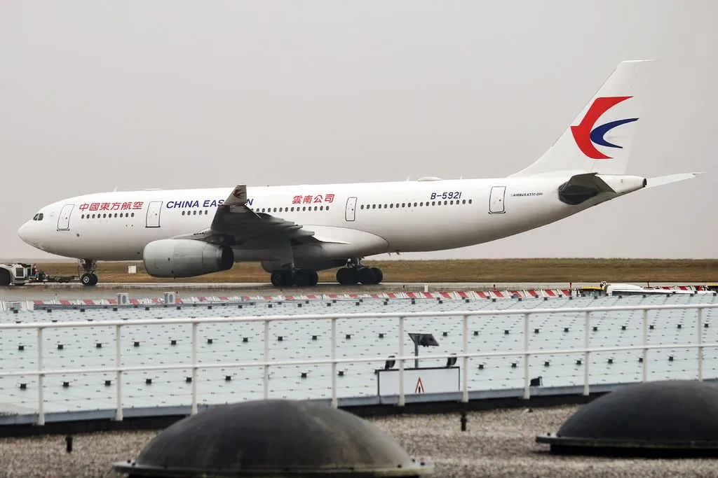China Eastern Airlines B 5921 Airbus A330 243 at Paris Charles de Gaulle Airport