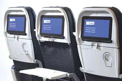 Air Caraibes A350 900 Soleil Economy Class Onboard IFE Screen System