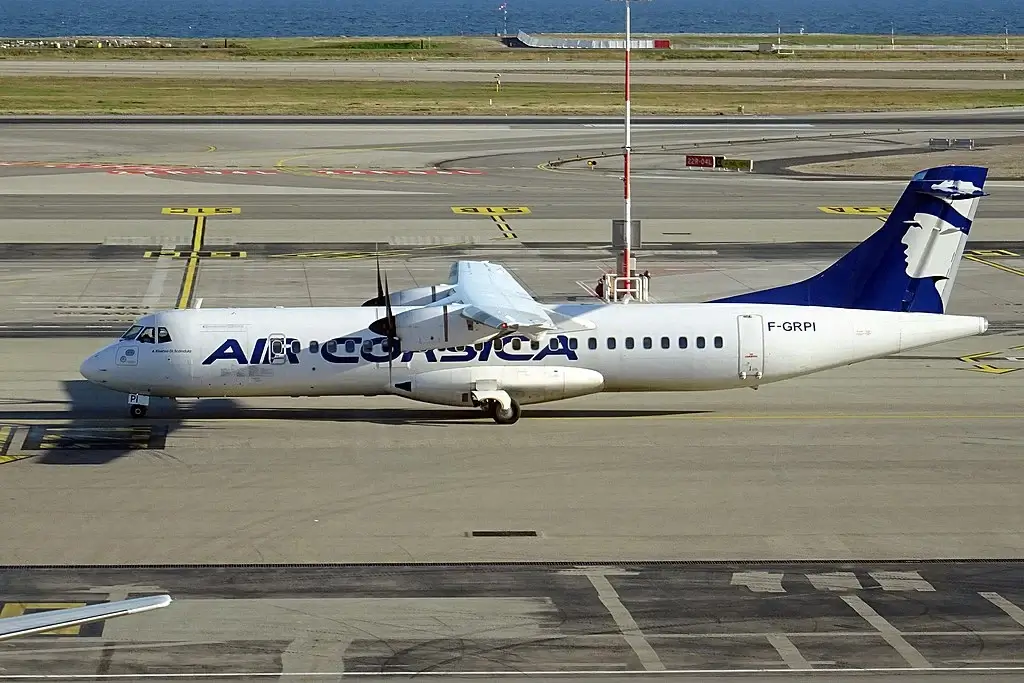 Air Corsica F GRPI ATR 72 212A at NCE Airport