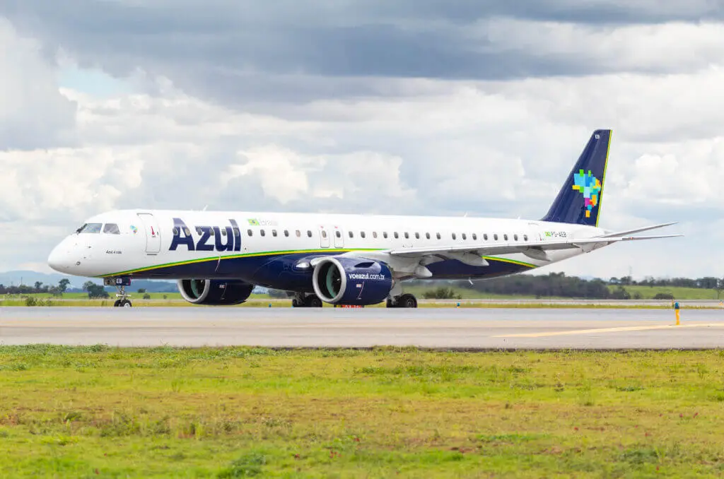 Azul PS AEB Embraer E195 E2 at Aeroporto Internacional de Belo Horizonte Confins SBCF