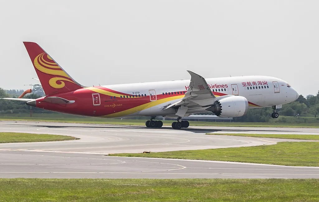 Boeing 787 8 Dreamliner B 2731 Hainan Airlines at Manchester Airport