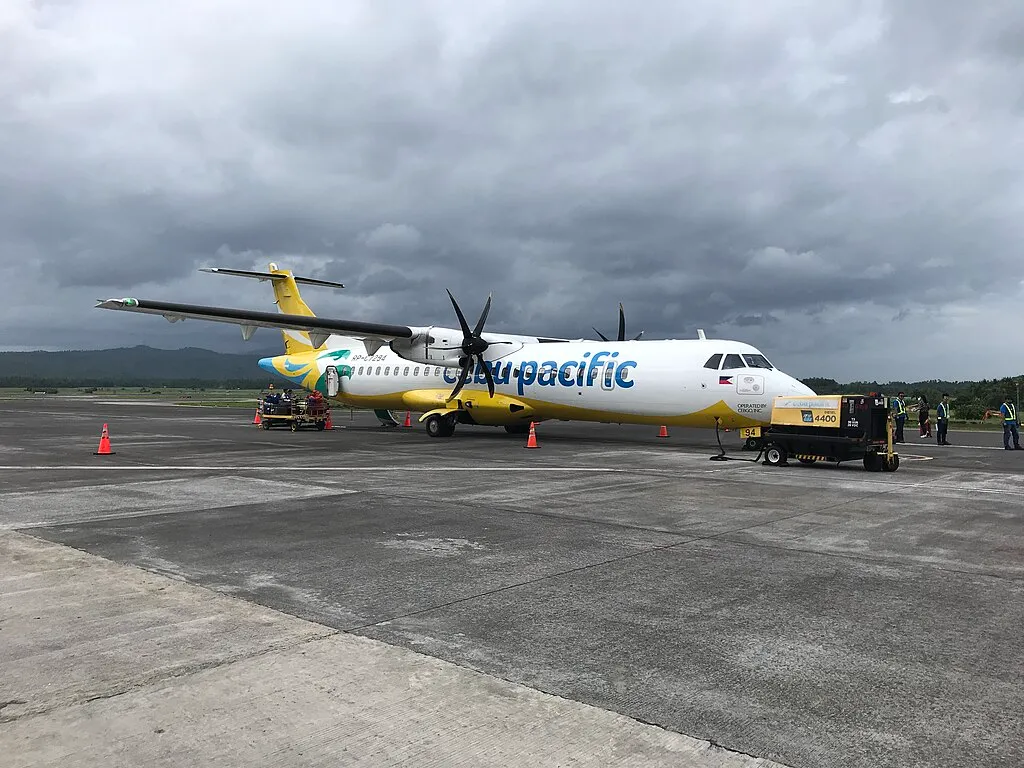 CebGo Cebu Pacific ATR 72 RP C7294 at Bicol International Airport