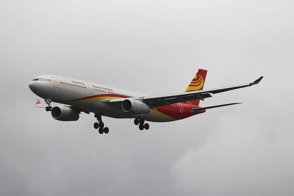 Hainan Airlines B 303Z Airbus A330 300 at Manchester Airport