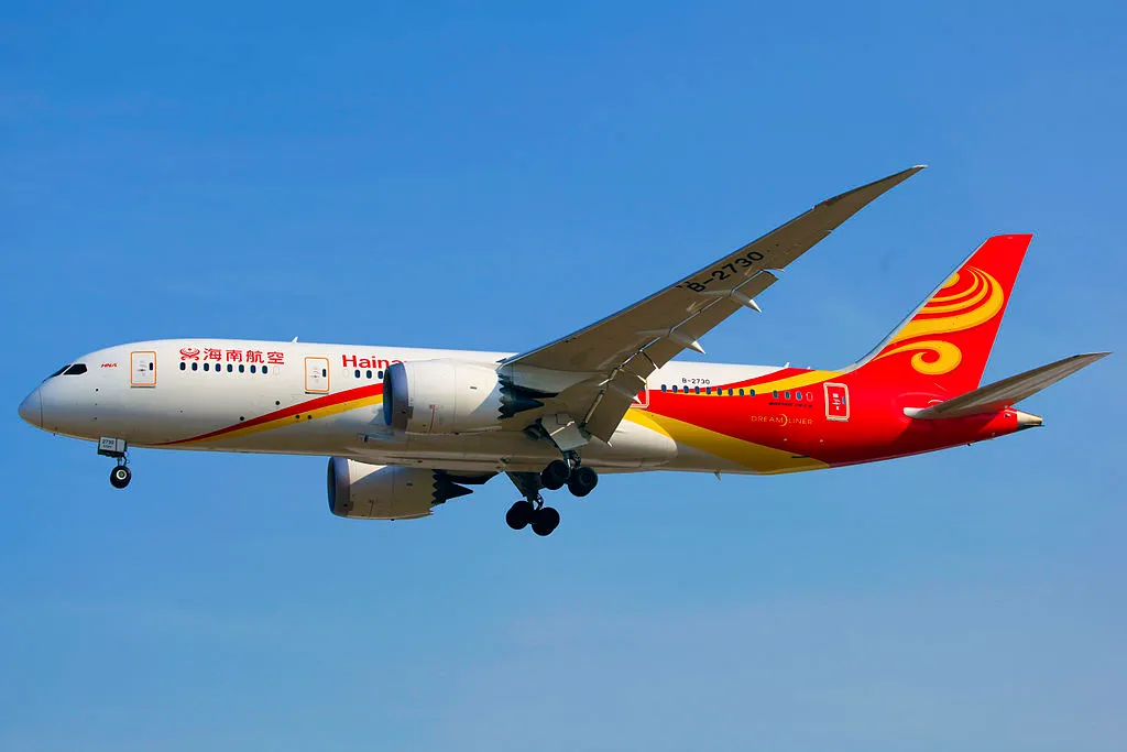 Hainan Airlines Boeing 787 8 Dreamliner B 2730 at Beijing Capital International Airport