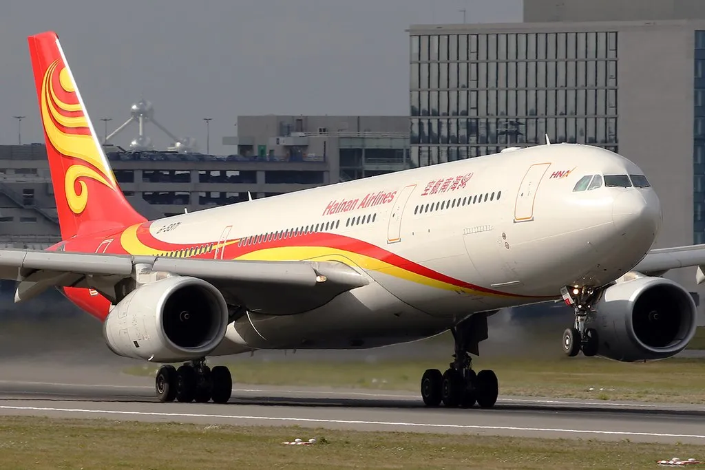 Hainan Airlines Fleet Airbus A330 300 B 5971 at Brussels Airport