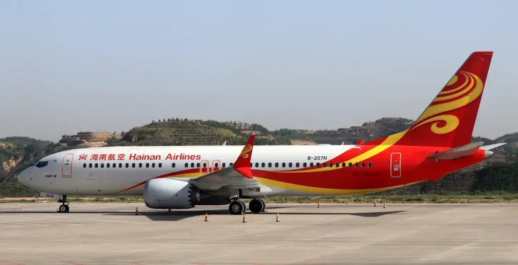 Hainan Airlines Fleet Boeing 737 Max 8 B 207H