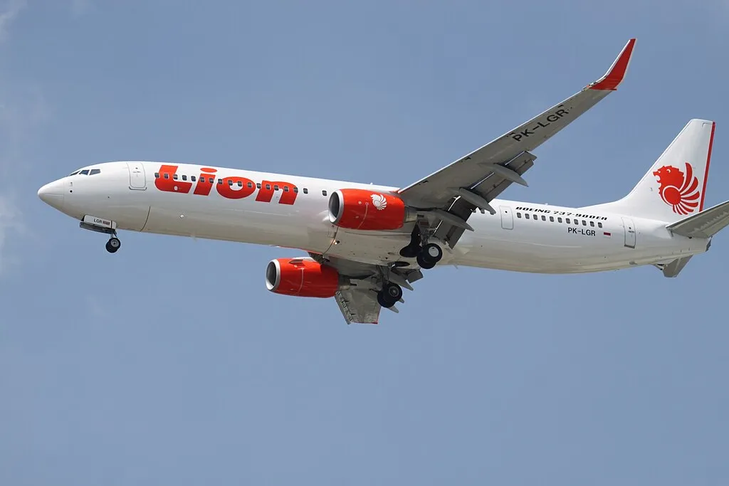 Lion Air Fleet Boeing 737 900ER PK LGR at Tan Son Nhat International Airport