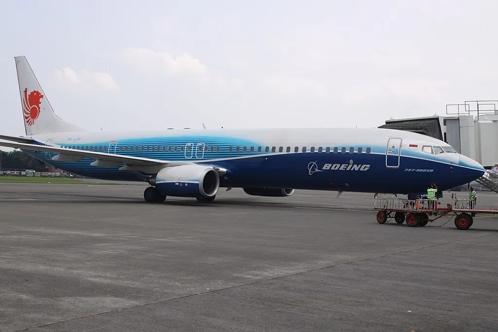 Lion Air PK LFF Boeing 737 9GPER Dreamliner livery at CGK Airport